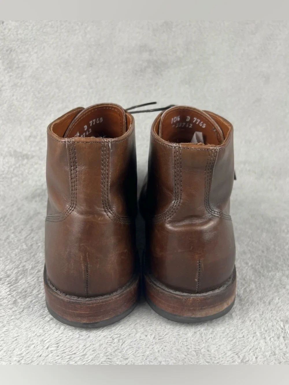 Allen Edmonds Fifth Street Dress Shoes Ankle Boot 10.5 D Brown Cap Toe Oxfords